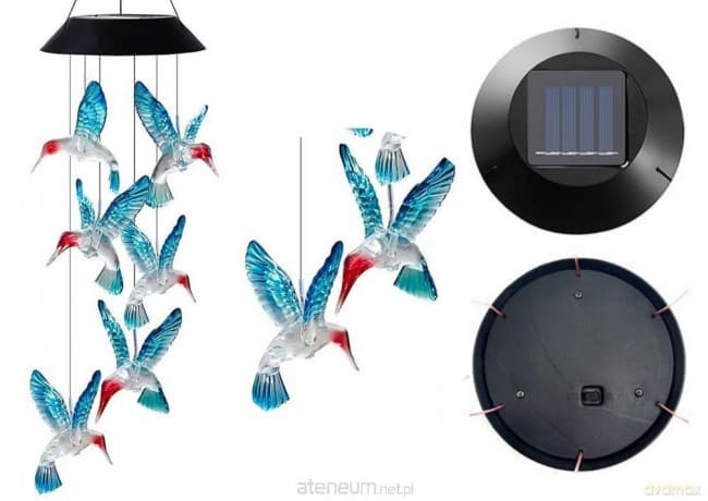 Lampka solarna kolibry