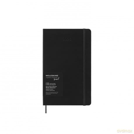 Kalendarz 2025 12M Moleskine SMART L tygodniowy czarny 13x21