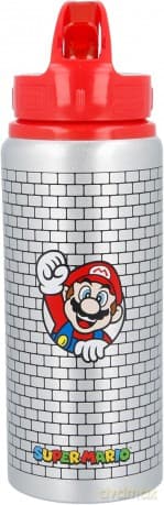 Stor - Alu Water Bottle 710ml - Super Mario (389)