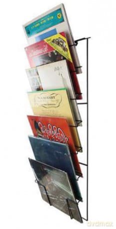 12" Metal Record Wire Rack