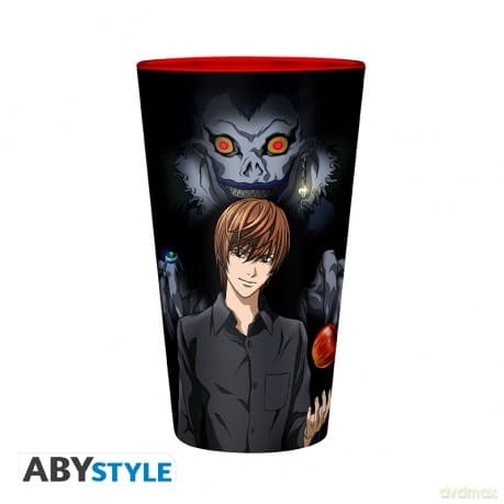 DEATH NOTE - Duża szklanka - 400ml - Light & Misa