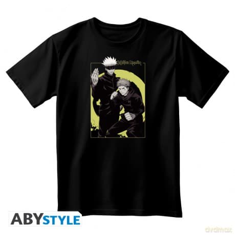 JUJUTSU KAISEN - Unisex black Tshirt - Itadori & Gojo