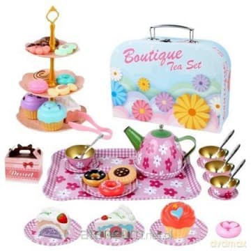 Zestaw do herbaty kwiaty