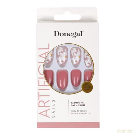 DONEGAL Sztuczne paznokcie (3137) 24 szt