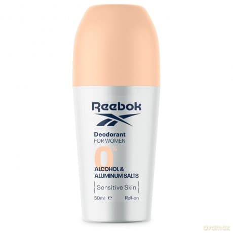 REEBOK Alkohol&Aluminum Salts Sensitive Skin Antyperspirant roll - on damski 50 ml