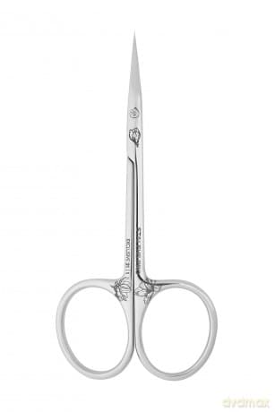 STALEKS Cuticle scissors with a curved tip Exclusive 21 Type 1 Magnolia (Professional Cuticle Scissors with Hook) unisex