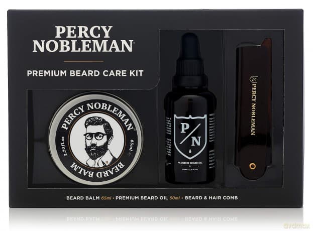 Percy Nobleman Premium Beard Care Kit gift set dla mężczyzny