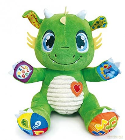 Clementoni - Baby Dragon - Interactive And Talking Plush, Sound Toy for Babies 6+ Months, 61899