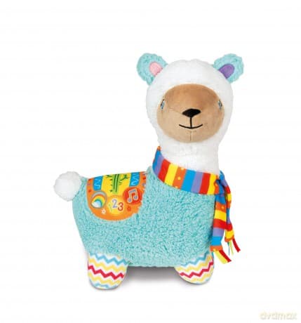 Clementoni 61880 Interactive Llama Plush, Multi-Colour