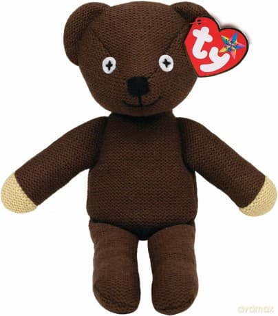 TY Toys Mr. Bean Teddy Bear Medium - Beanie Baby Soft Plush Toy - Collectible Cuddly Stuffed Teddy