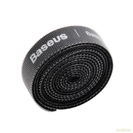 Baseus taśma rzepowa organizer 50cm czarna