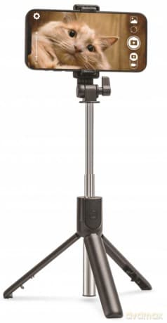 Setty selfie stick bluetooth ze statywem SSB-01 czarny