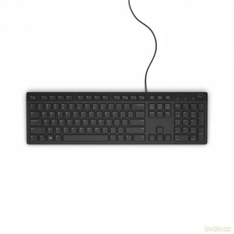 Klawiatura multimedialna KB216 US International (QWERTY) - czarna (RTL BOX)