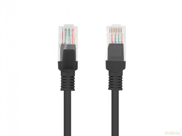 PATCHCORD KAT.5E 15M CZARNY FLUKE PASSED LANBERG