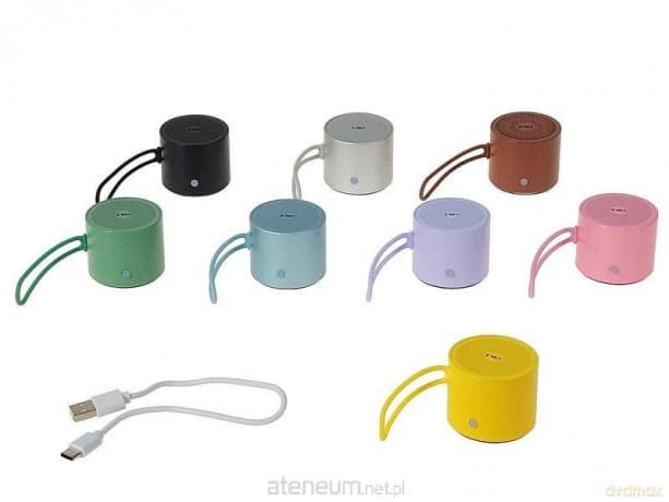 Głośnik metalowy 4,6x4cm z kablem USB