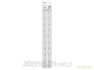 Perełki samoprzylepne paski 2szt białe