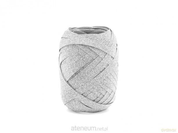 Wstążka plastikowa 5mm/10m srebrny