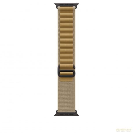 Opaska Alpine w kolorze beżu do koperty 49 mm - rozmiar S - elementy z tytanu w kolorze czarnym