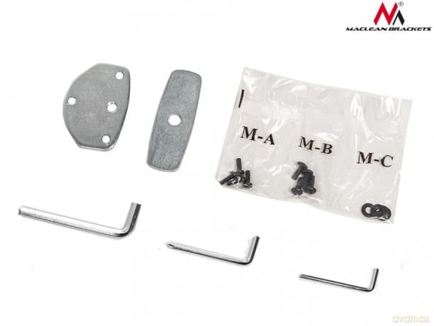 Uchwyt biurkowy do dwóch monitorów LCD MC-714 13-27" 8kg aluminiowy