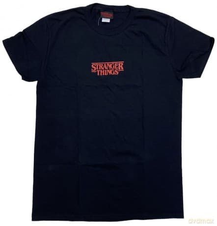 Stranger Things: Demogorgon Upside Down (Front & Back Print) T Shirt (Large)