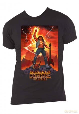 Stranger Things: Eddie Rocks T Shirt (Large)