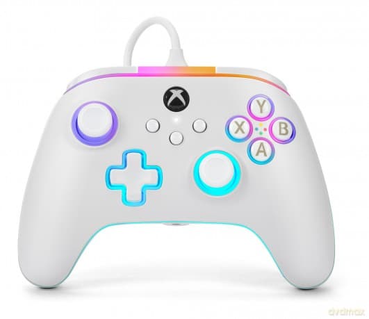 PowerA Advantage Wired Controller for Xbox Series X - S with Lumectra - White