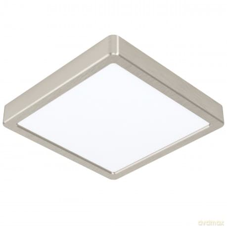 EGLO - Fueva-Z ceiling lamp brushed steel 21x21 - TW - Zigbee, Bluetooth
