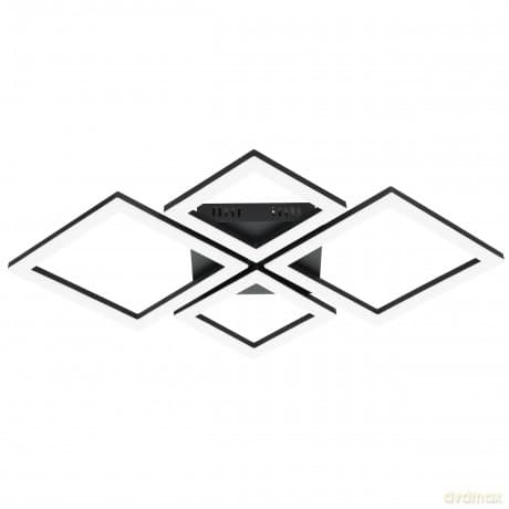 EGLO - Paranday-Z ceiling lamp w/squares black 47x43 - TW - Zigbee, Bluetooth