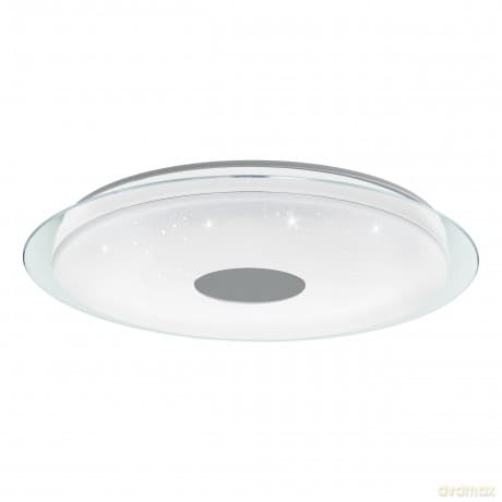 EGLO - Totari-Z ceiling lamp chrome and white with crystal effect 77 - TW - Zigbee, Bluetooth