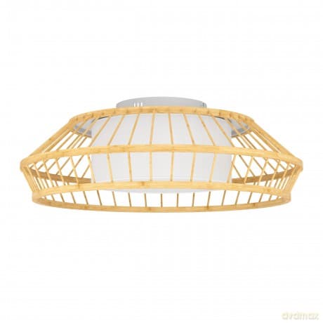 EGLO - Yuku-Z ceiling lamp bamboo 46 - RGB + TW - Zigbee, Bluetooth