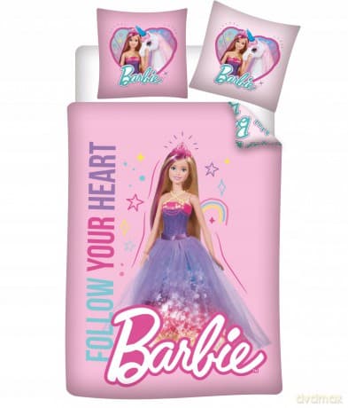 Bed Linen - Junior Size 100x140 cm - Barbie (1000808)