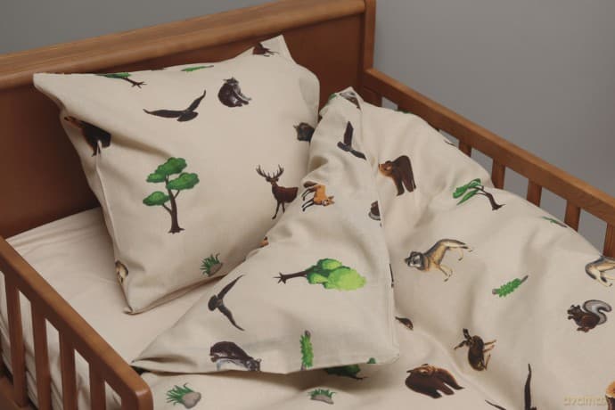 By Mats - Bed Linen Junior Size 100 x 140 cm - Forrest Animal (MAT135)