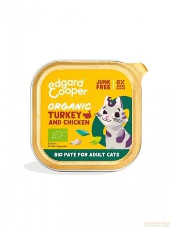 Edgard Cooper - Cat Adult Vetfood Pate Organic Turkey - 85g