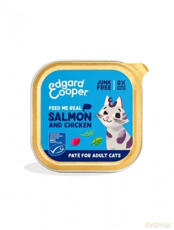 Edgard Cooper - Cat Adult Vetfood Pate Salmon/Chicken - 85g