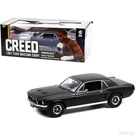 Greenlight Collectibles - 1/18 Creed (2015) Adonis Creeds 1967 Ford Mustang Coupe Matt