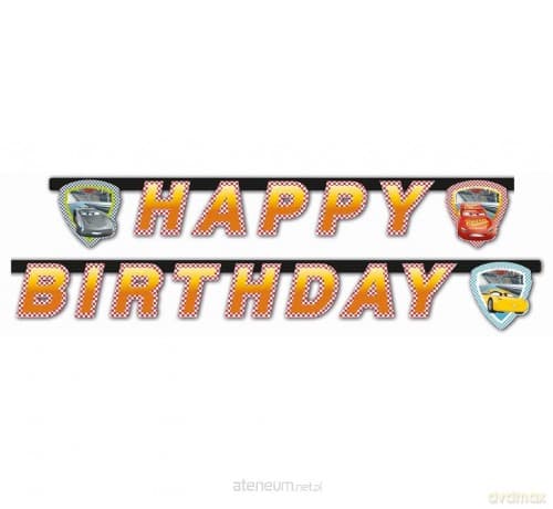 Banner Cars 3 - Happy Birthday