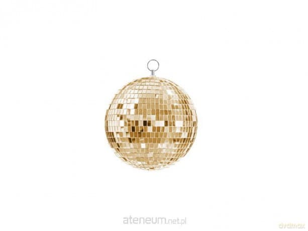 Dekoracja wisząca Kula Disco 20cm złoty