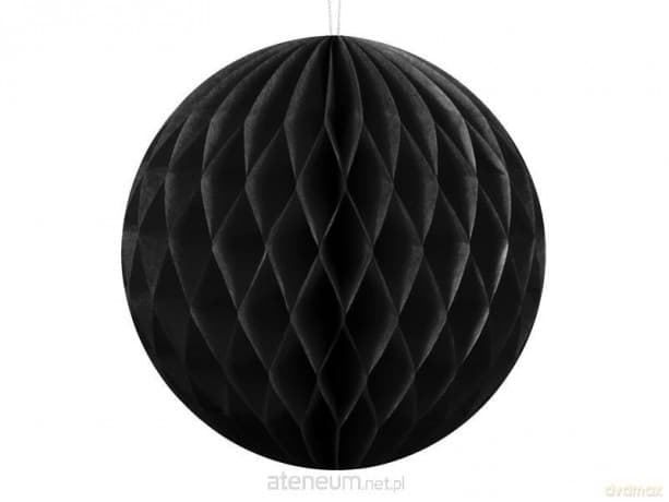 Kula bibułowa czarny 30cm