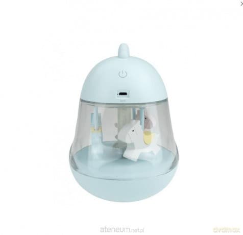 Pozytywka lampka nocna LED RGB niebieska