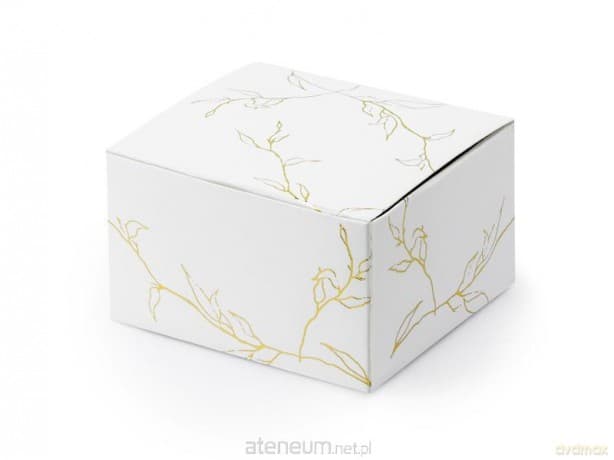 Pudełeczka Gałązki biały 6x3,5x5,5cm 10szt