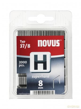 Novus - Typ 37/8 H-8 mm Staples (Pack of 2000)
