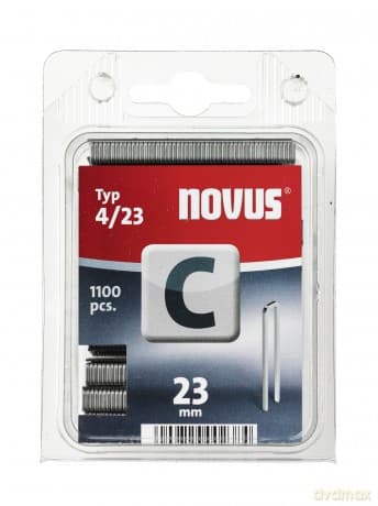 Novus - Typ 4/23 C-23 mm Staples (Pack of 1100)