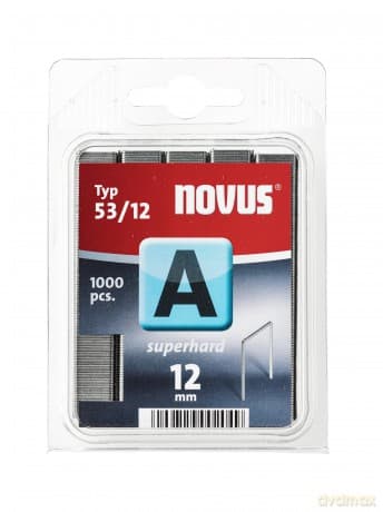 Novus - Typ 53/12 A-12 mm Staples (Pack of 1000)