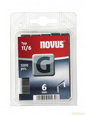 Novus - Typ Typ 11/6 G-6 mm Staples (Pack of 1200)