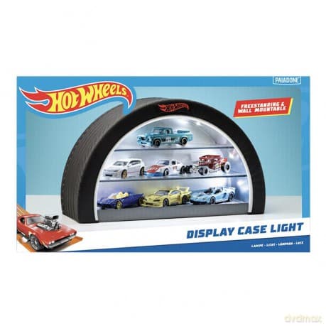 Hot Wheels desktop / wall tyre display case / Hot Wheels lampka ekspozycyjna ścienno-biurkowa - opona