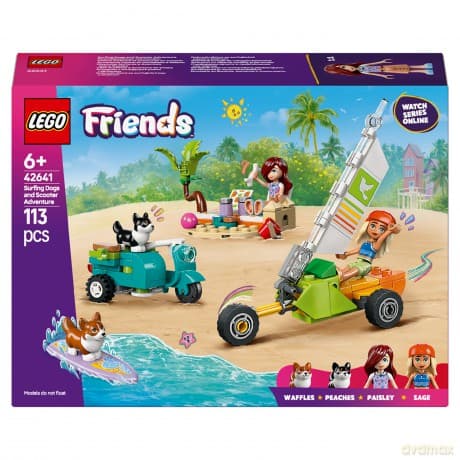 LEGO Friends Przygoda z surfującymi psami i skuterem (42641)