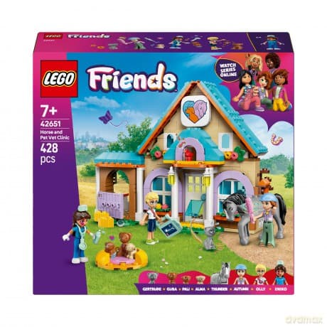 LEGO Friends Koń i lecznica dla zwierząt (42651)