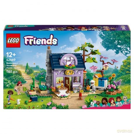 LEGO Friends Dom pszczelarzy i straszny ogród (42669)