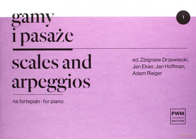 Gamy i pasaże na fortepian 1
