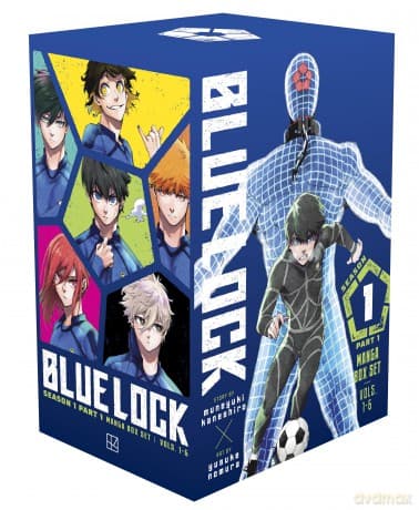 Blue Lock Season 1 Part 1 Manga Box Set (BLUE LOCK SEASON ONE BOX SET) - Muneyuki Kaneshiro